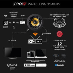 Lithe Audio Pro Series Ceiling Speaker-Whole House-TA-Apartment-1/2D