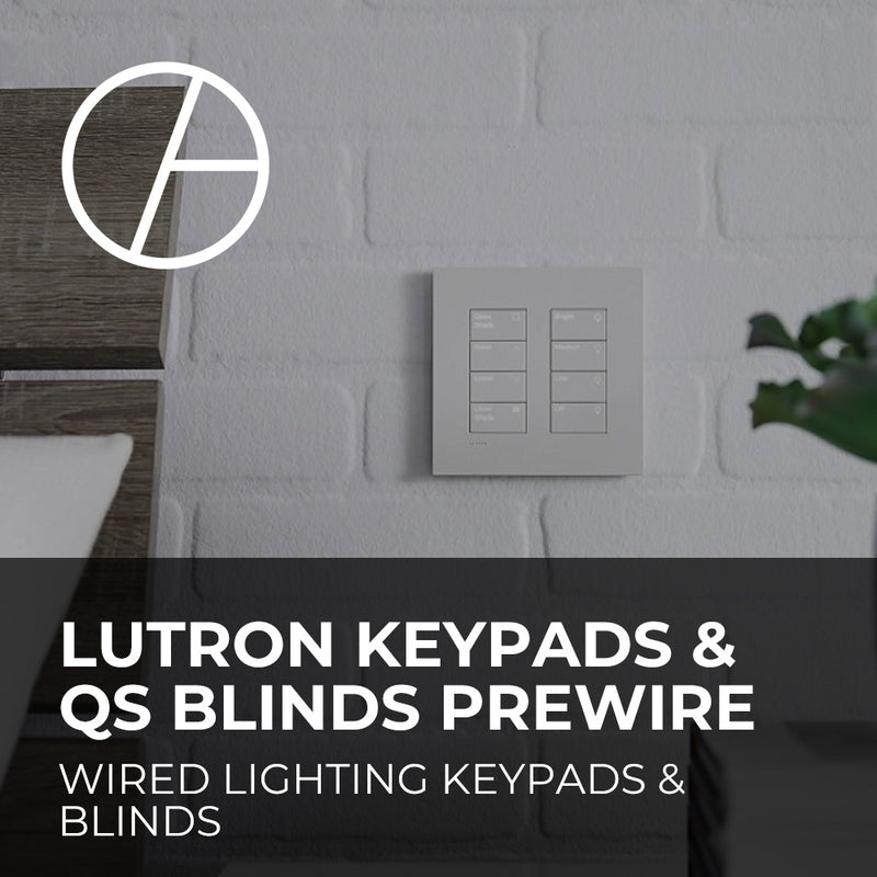 SELECT Wired Keypads and Blinds Pre-wire Package