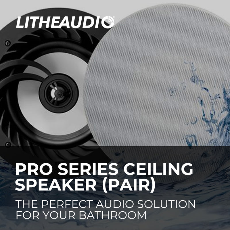 Lithe Audio Pro Series IP44 Bathroom WI-FI Ceiling Speaker ( Single )