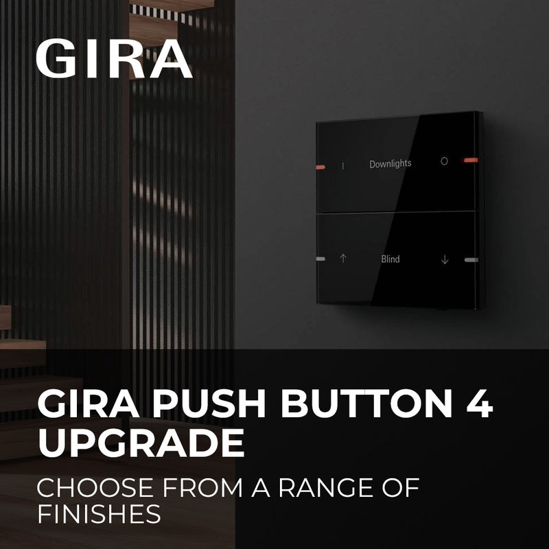 KNX Lighting Control Keypad Upgrade - Gira Pushbutton 4