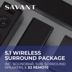 Savant 5.1 Wireless Surround Package