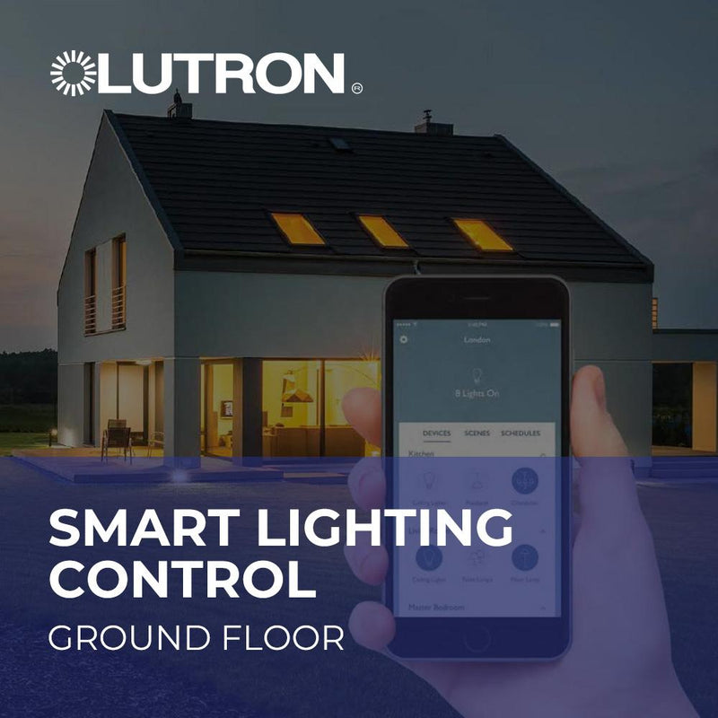 Lutron - Smart Lighting Control - Ground Floor - MR - HouseB